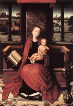 漢斯 梅姆林 Virgin and Child Enthroned